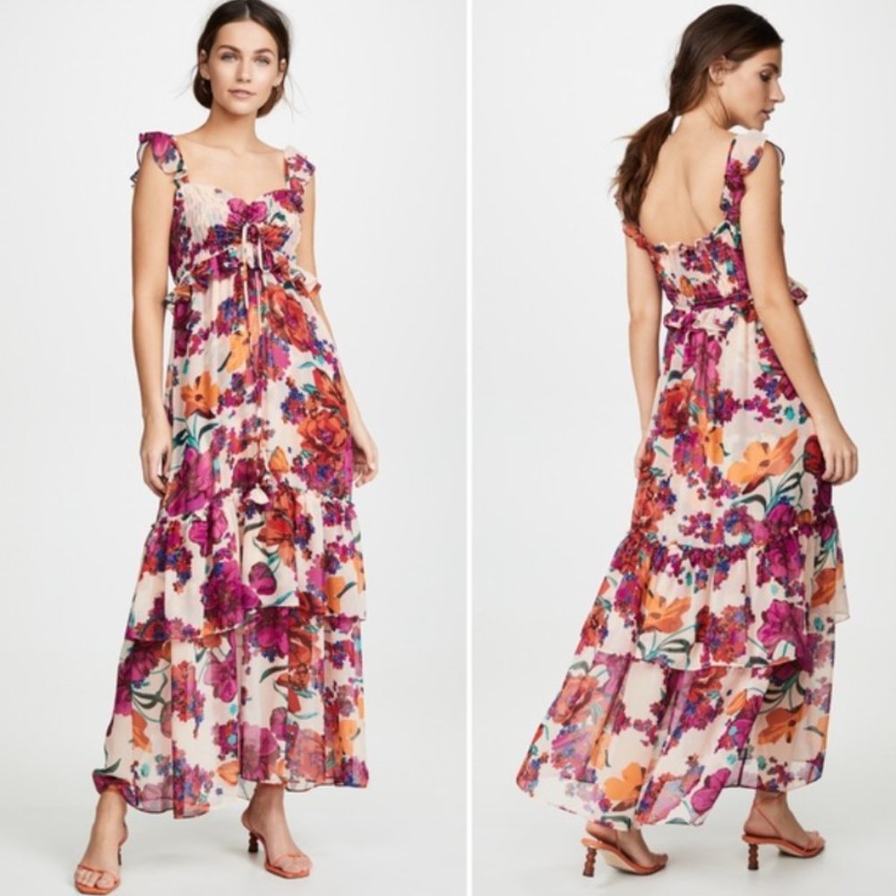 Misa Floral Maxi Dress